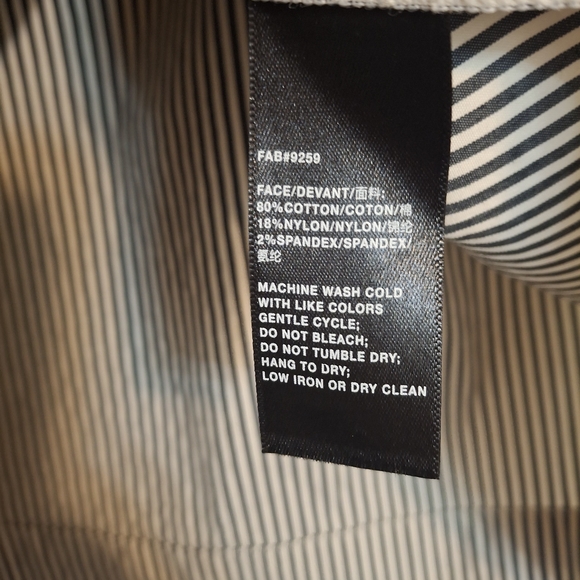 Lafayette 148 New York Black and White Striped Blouse M - Picture 6 of 6